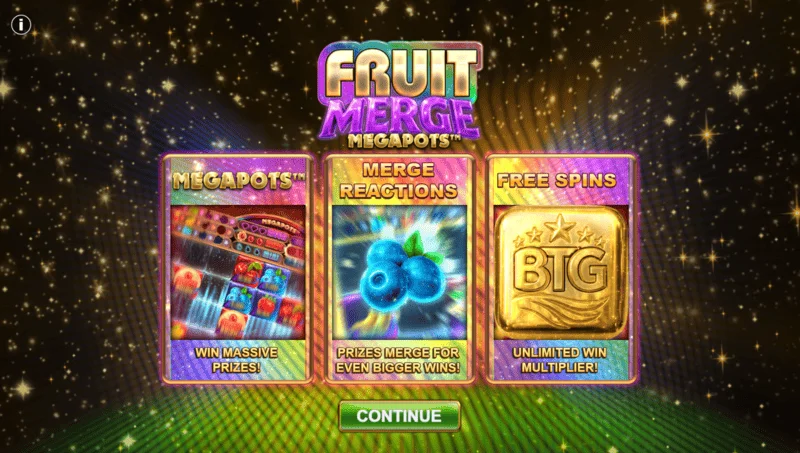 Fruit Merge Megapots - bónusleikur með Megapot Coin